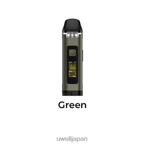 UWELL CROWN D ポッドキット | UWELL Disposable Review 緑 J0X2T119
